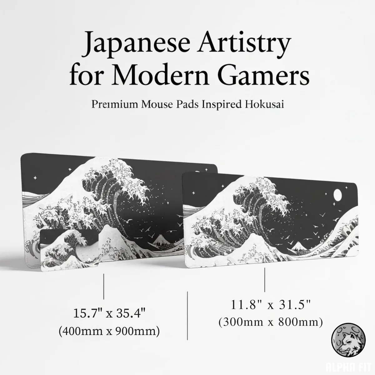 Alpha Fit Alpha Fit Wave 05 Great Wave Mouse Pad XL 31.5" x 11.8 — product photo