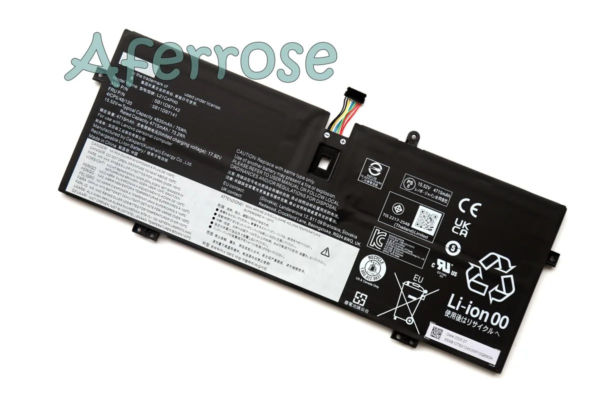 GOLDIX GOLDIX L21C4PH0 L21D4PH0 L21L4PH0 L21M4PH0 75Wh laptop battery for Lenovo Yoga 9 14IAP7 14IRP8 — product photo