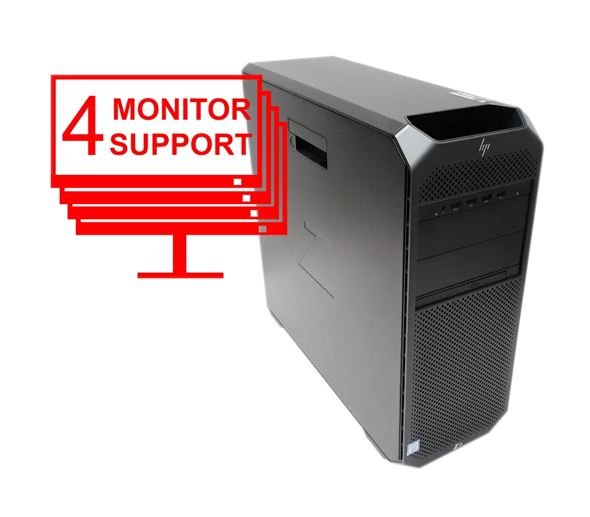 HP HP Z6 G4 Xeon Bronze 3106 1.7GHz 16GB DDR4 256GB NVMe 1TB HDD Quadro P620 desktop PC — product photo
