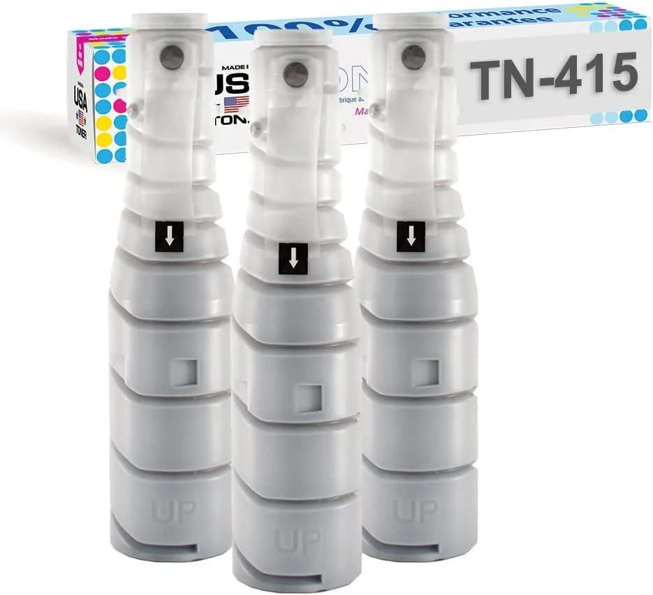 MADE IN USA TONER MADE IN USA TONER Compatible for Konica Minolta Bizhub 36, 42 TN415 A202032 Black 3 Pack — product photo