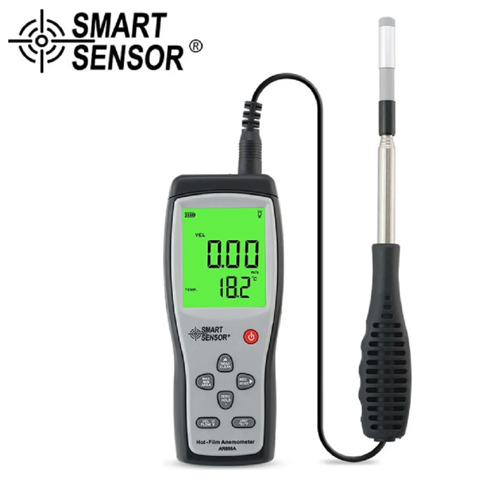 TeKit TeKit AR866A Digital Hot-film Anemometer 40 m/s USB Data Logger — product photo