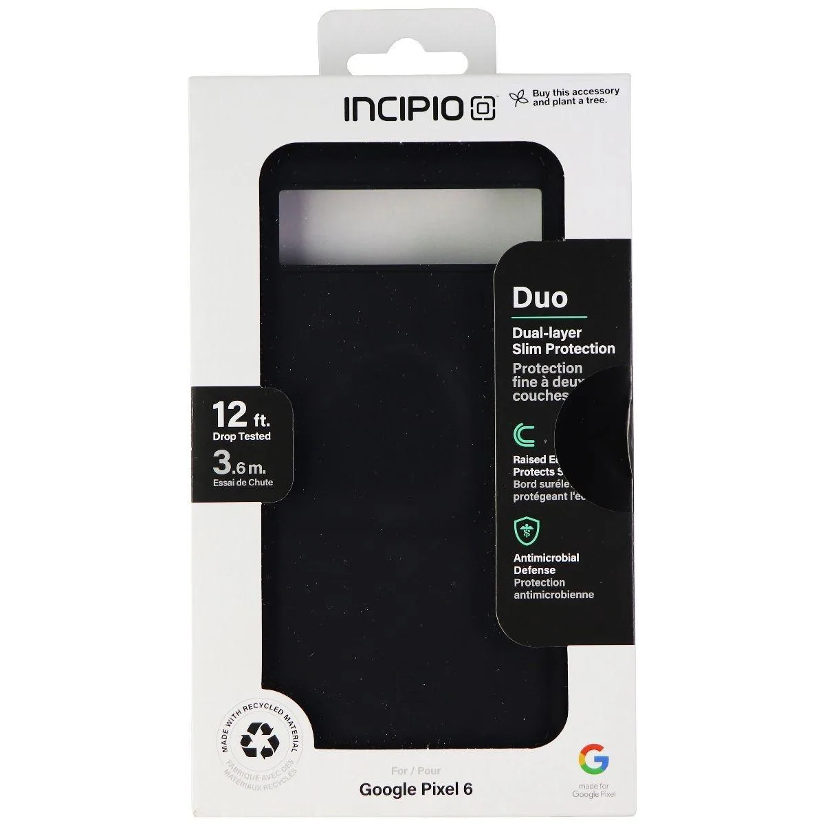 Incipio Incipio Duo Series Dual Layer Slim Case Google Pixel 6 Black — product photo