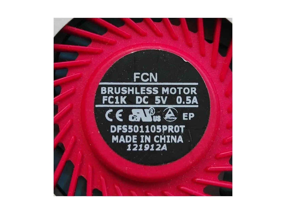 Fans Fans CPU cooler DC28000BWFJ for Forcecon DFS501105PR0T FC1K DC 5V .5A — product photo