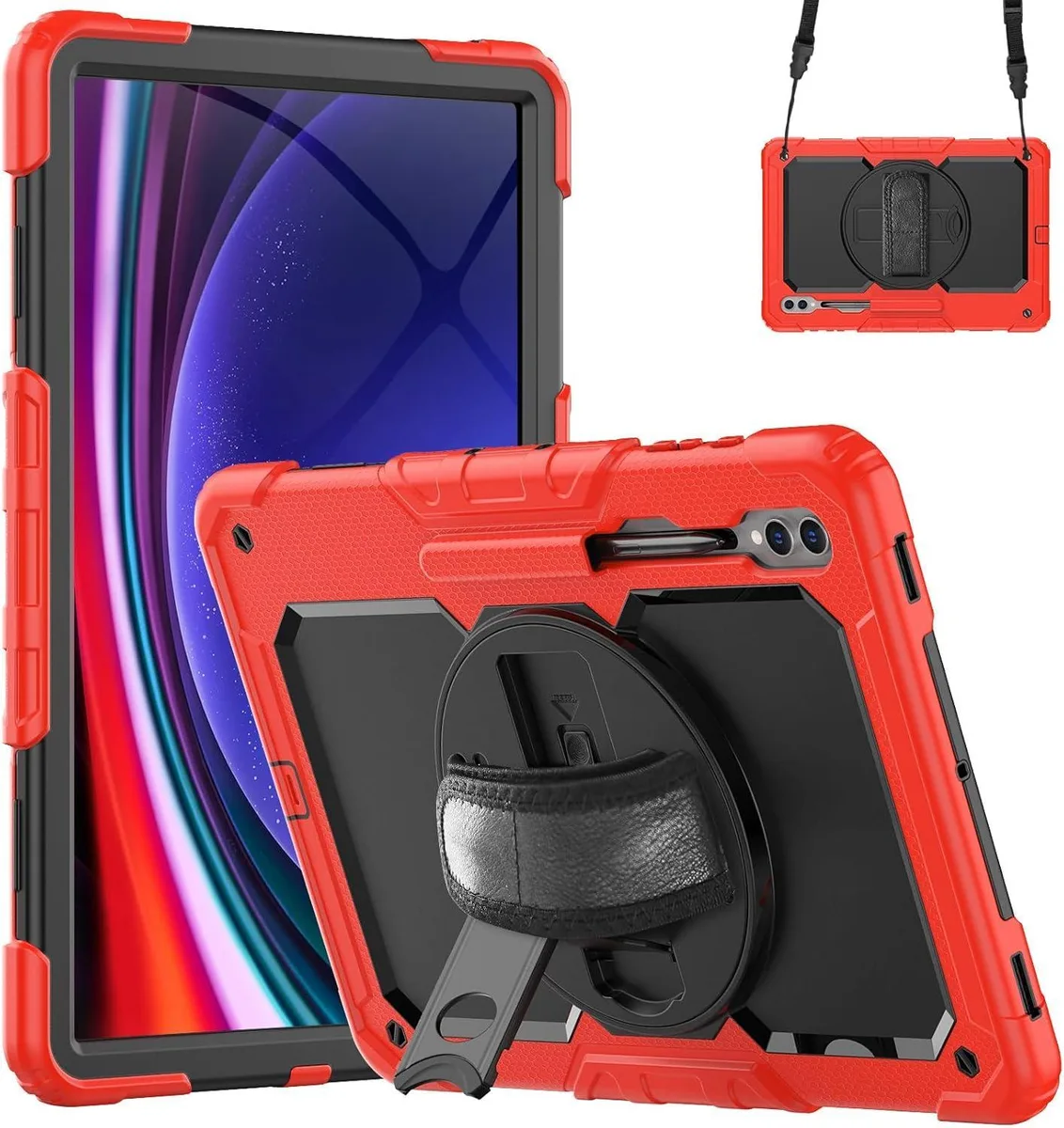 Timoom Timoom Heavy Duty Case Red 14.6" 360° Stand Shoulder Strap — product photo