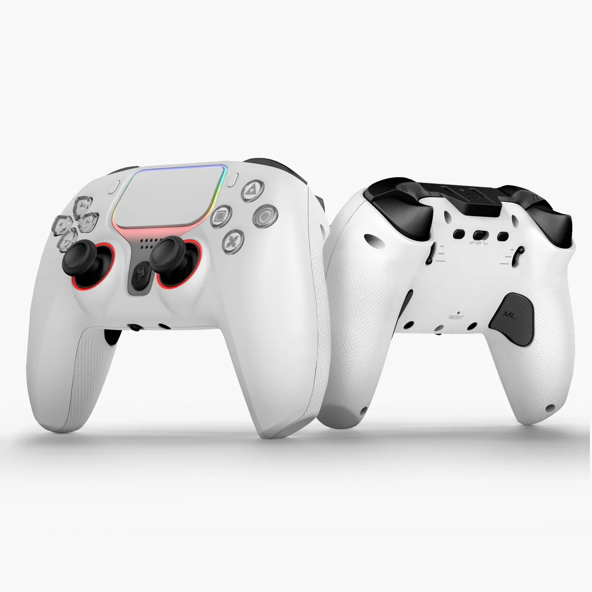 NBCP X-2 Wireless Gamepad Orange White 1000mAh 3.5mm Jack — product photo