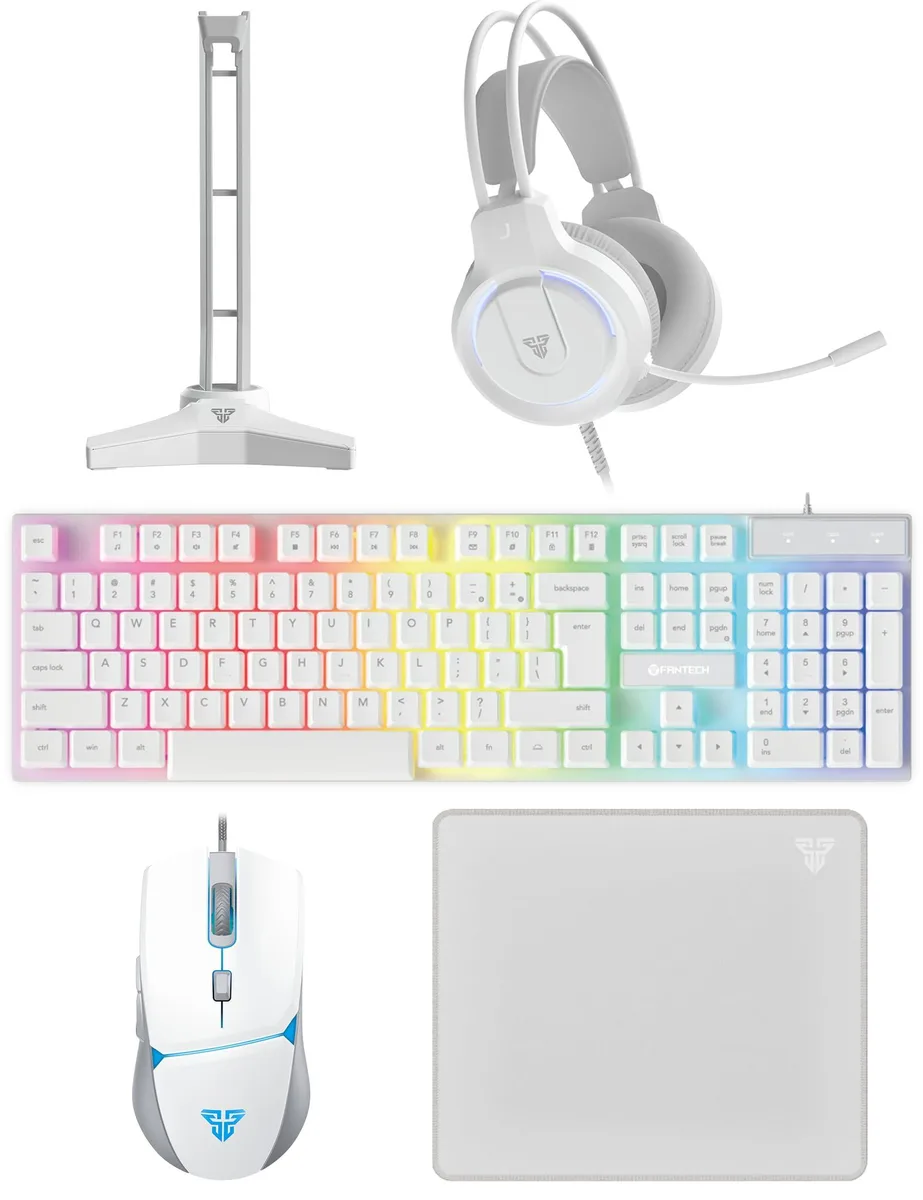  Redragon FA-P51 5-in-1 Gaming Combo White — product photo