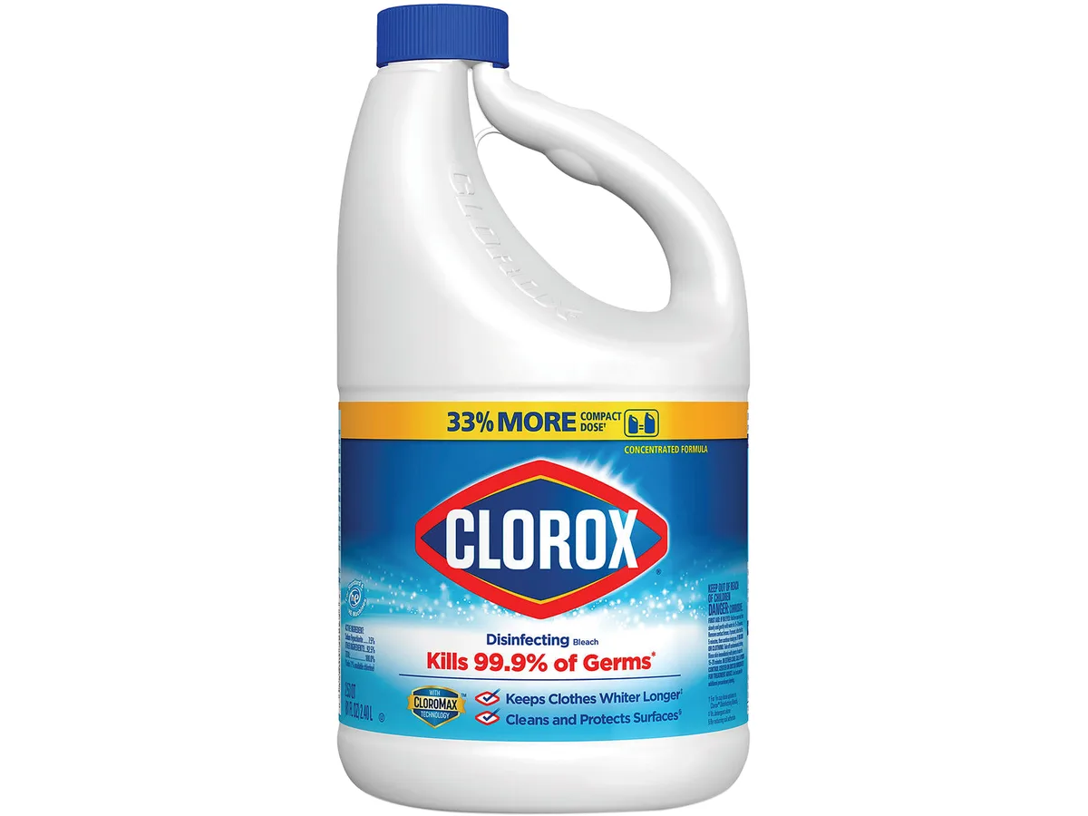 Clorox Clorox CLO32263 Regular Bleach with CloroMax Technology 81 oz Bottle 6/Carton Cleaning — product photo