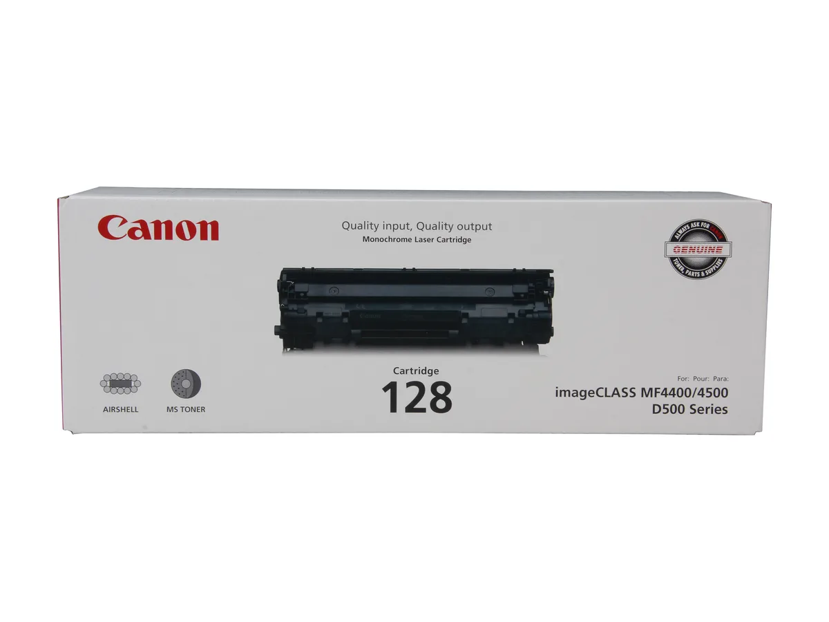 Canon Canon 3500B001 128 Black Toner Cartridge 2100 Pages — product photo