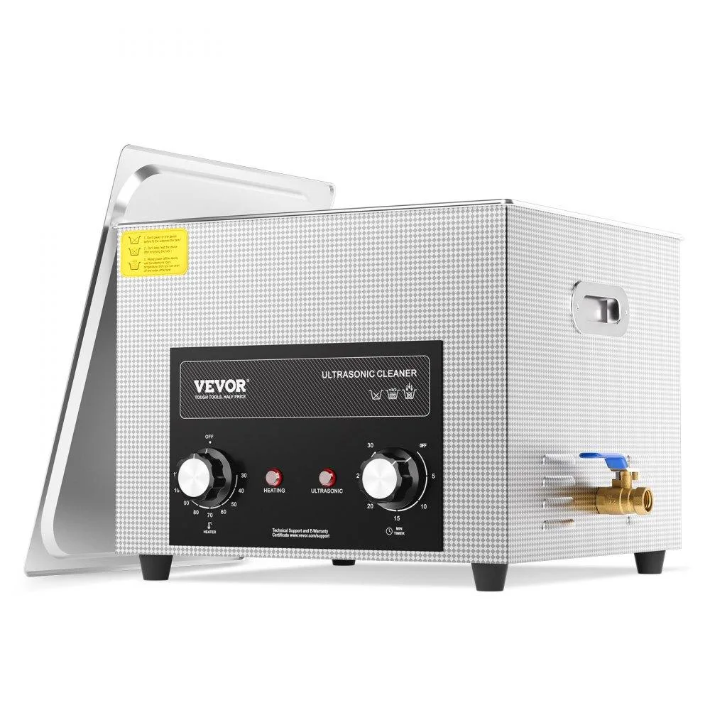 VEVOR VEVOR 15L Ultrasonic Cleaner 360W 40kHz Heater Timer Basket — product photo