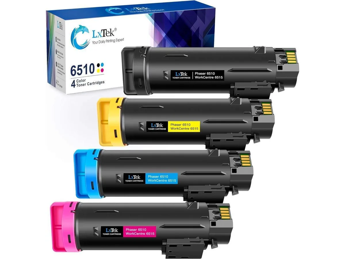 V4ink V4ink toner cartridge 4-pack for Xerox Phaser 6510, WorkCentre 6515 high yield — product photo