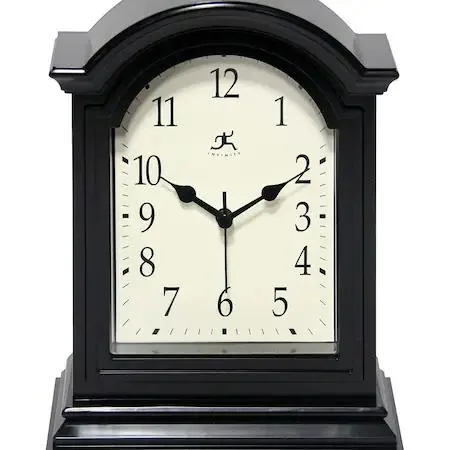 Infinity Instruments Infinity Instruments Antique Grandfather Tabletop Clock 20052BK-4434 — product photo