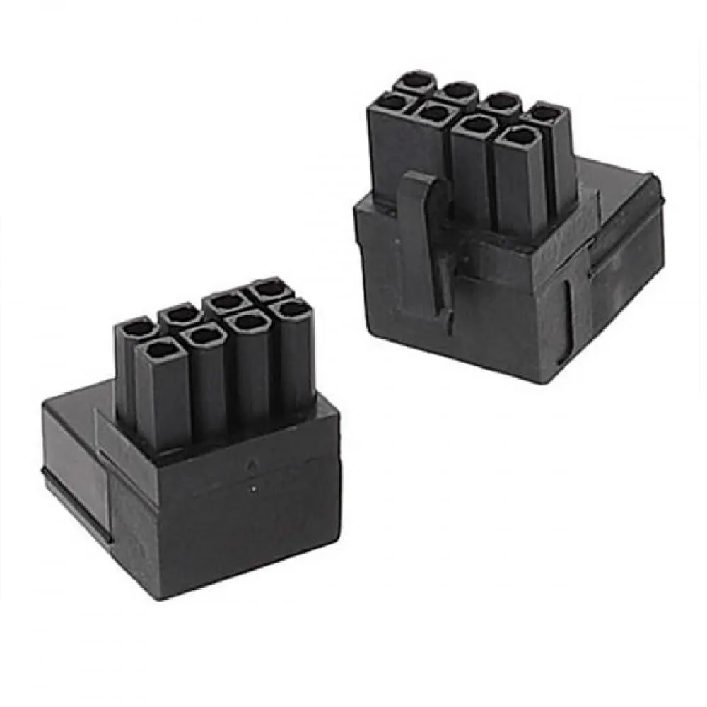 Vszerda Vszerda ATX 8P Male to Female 90 Degree Up Down Angled Adapter 2pcs — product photo