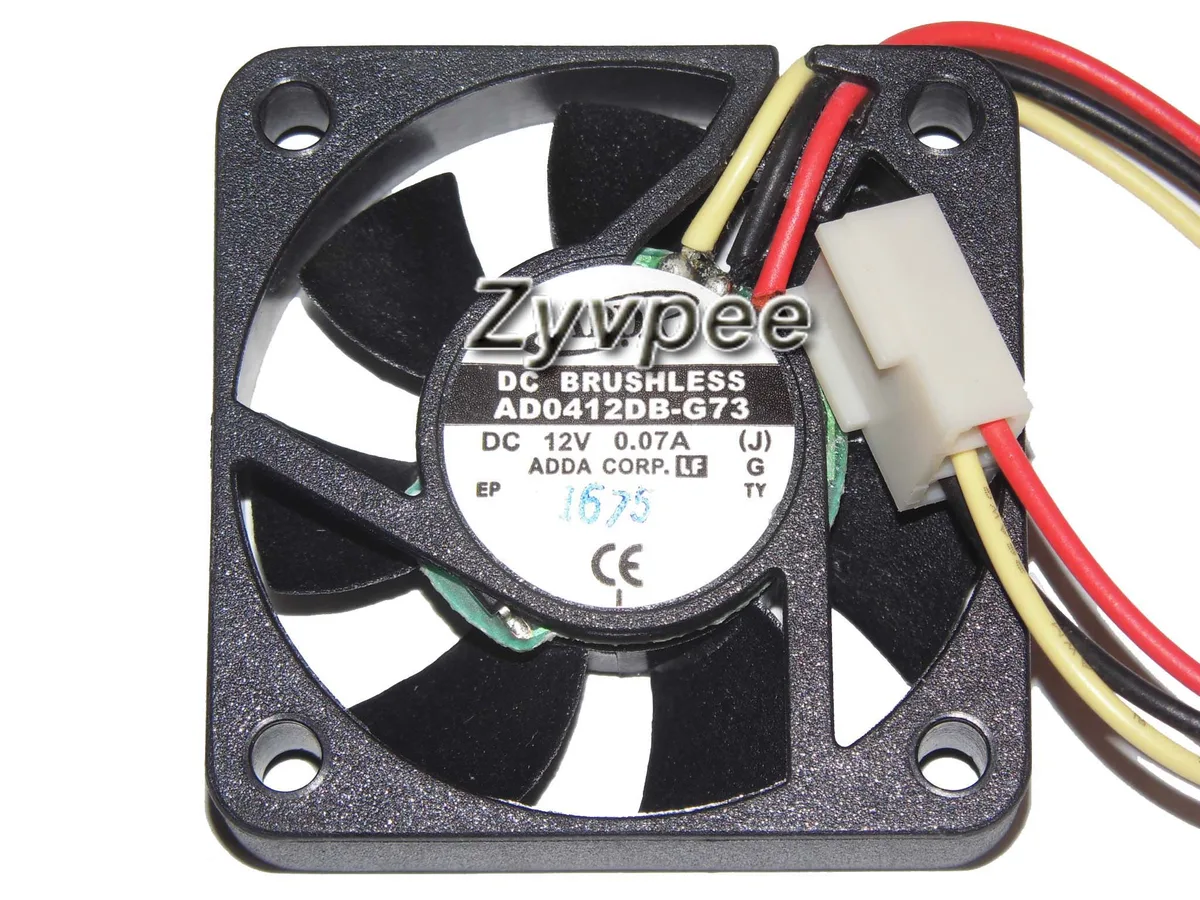 Zyvpee Zyvpee AD0412DB-G73 40x10mm 12V 0.07A 3-pin case fan — product photo