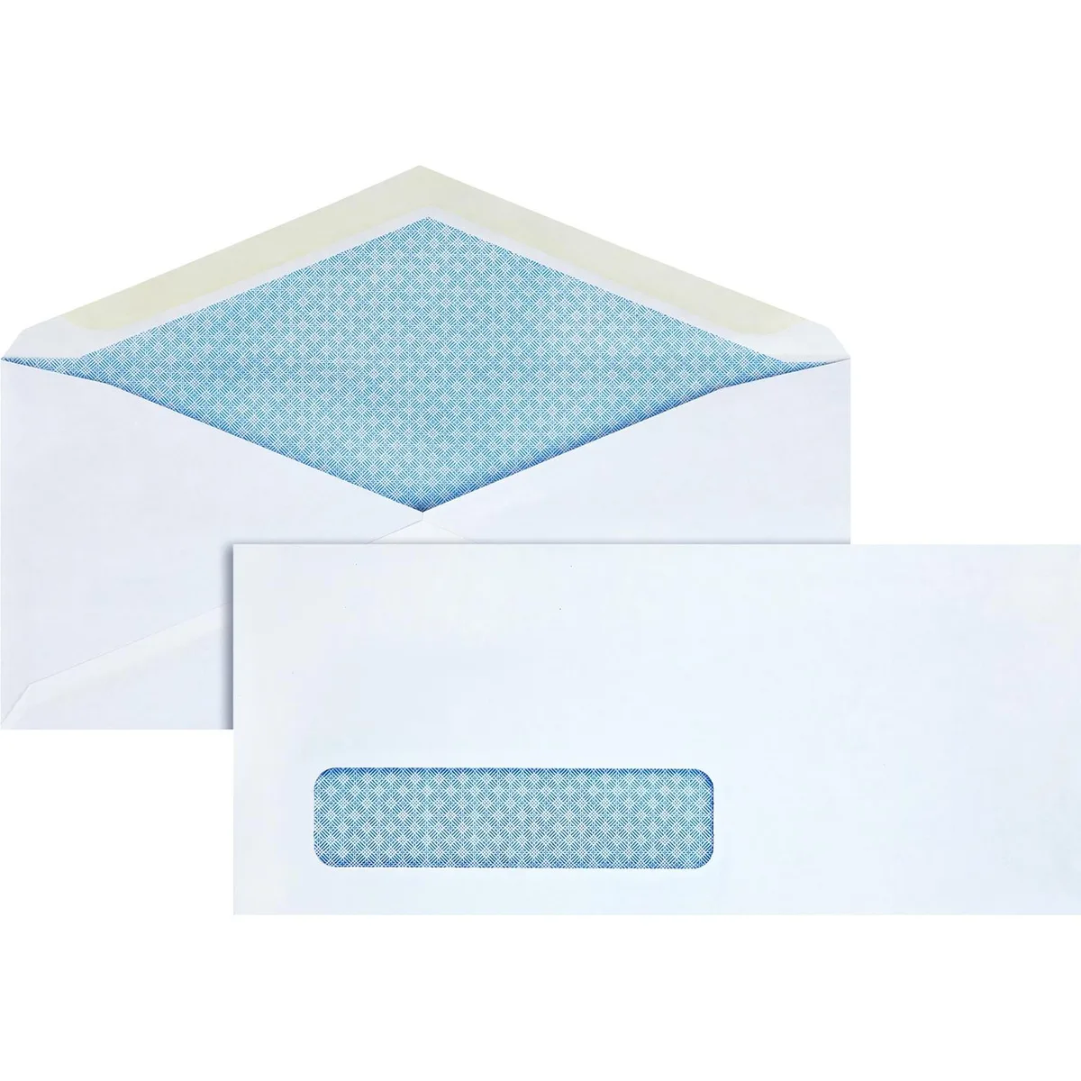 Business Source Business Source 42205 No. 10 Security Window Envelopes, 24 lb, 500/Box — product photo
