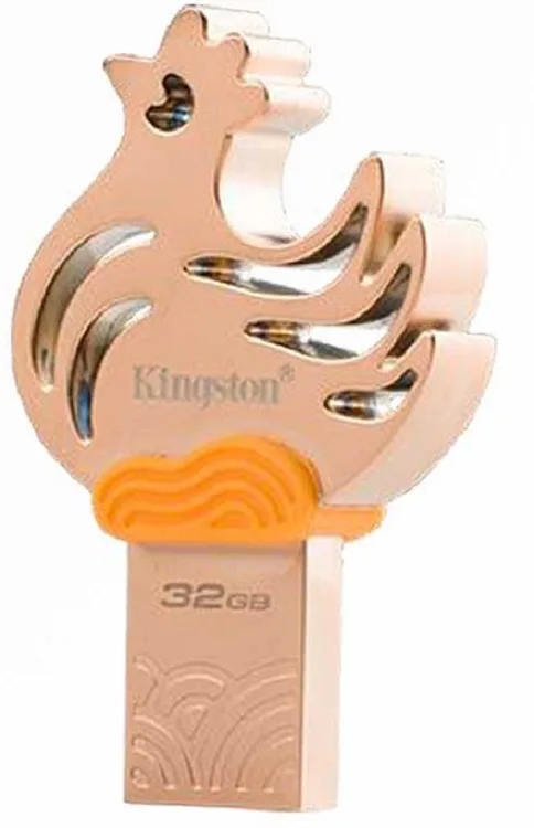 Kingston Technology Corp. Kingston Technology Corp. DTCNY17/32GB-Lan 32GB Golden USB 3.1 flash drive — product photo