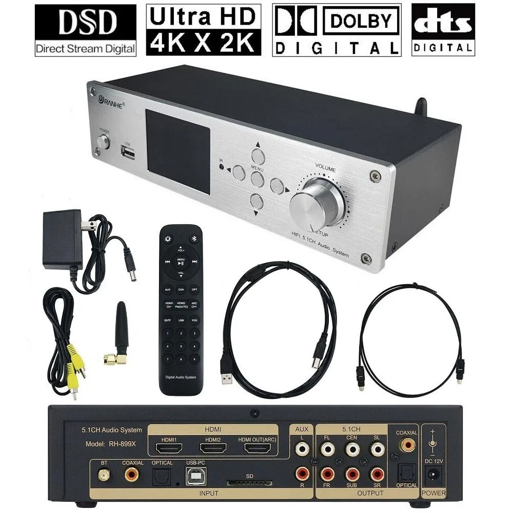 Lenkeng Technology Co,. Ltd Lenkeng Technology Co,. Ltd RH-899X Pro Sound Silver panel — product photo