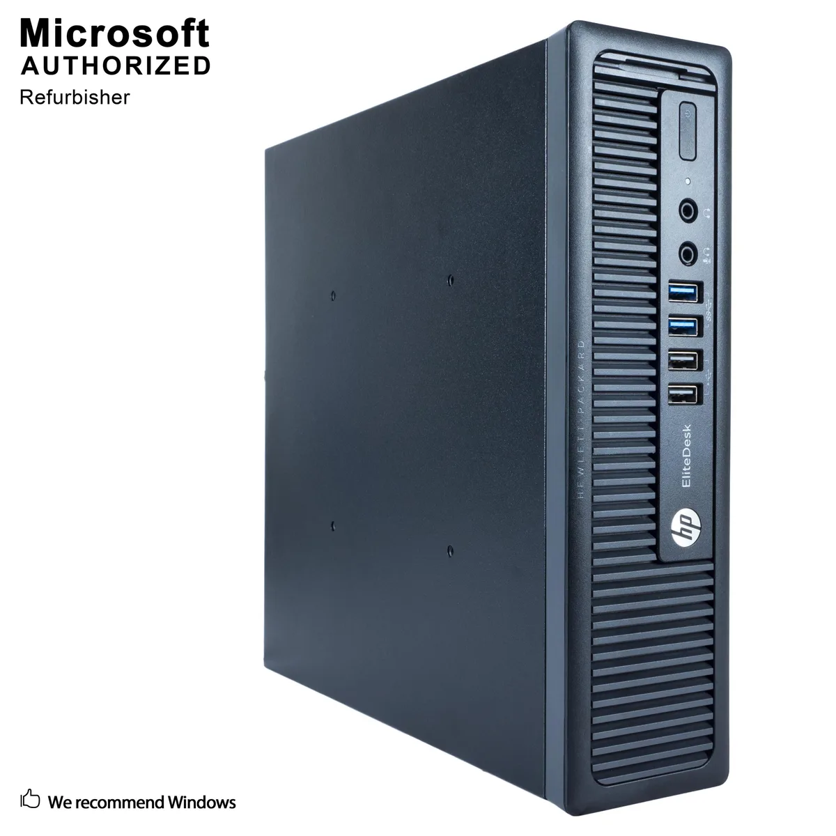 HP HP 18VFHPDT0202 EliteDesk 800 G1 USFF i5-4570S 2.90 GHz 8 GB 240 GB SSD Windows 10 Pro refurbished desktop PC — product photo