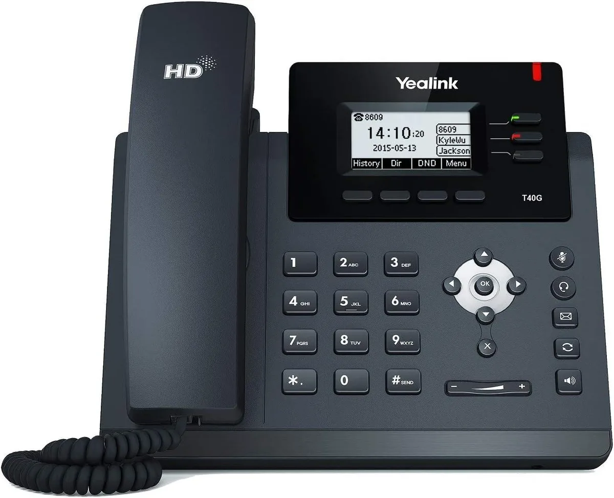 Yealink Network Technology Co., Ltd Yealink Network Technology Co., Ltd SIP-T40G 519 VoIP phone — Black — product photo