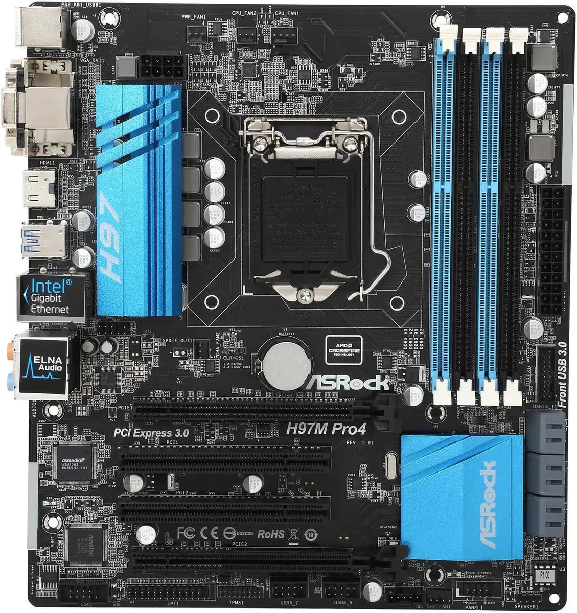 ASRock ASRock H97M Pro4 Intel motherboard — product photo
