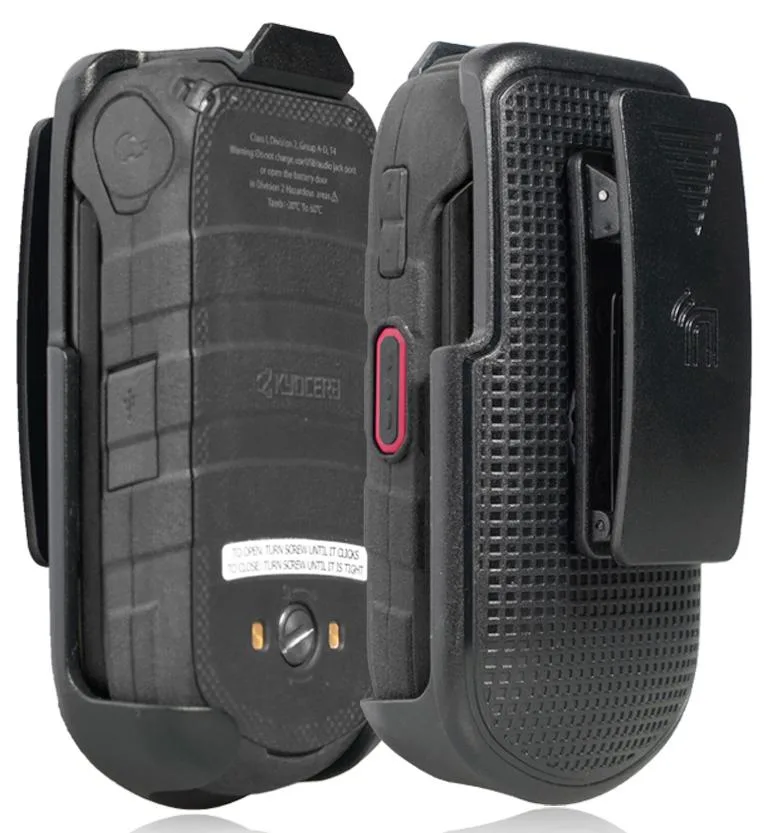 Nakedcellphone Nakedcellphone Belt Clip Holster with Stand for Kyocera DuraXV LTE E4610 E4710 — product photo
