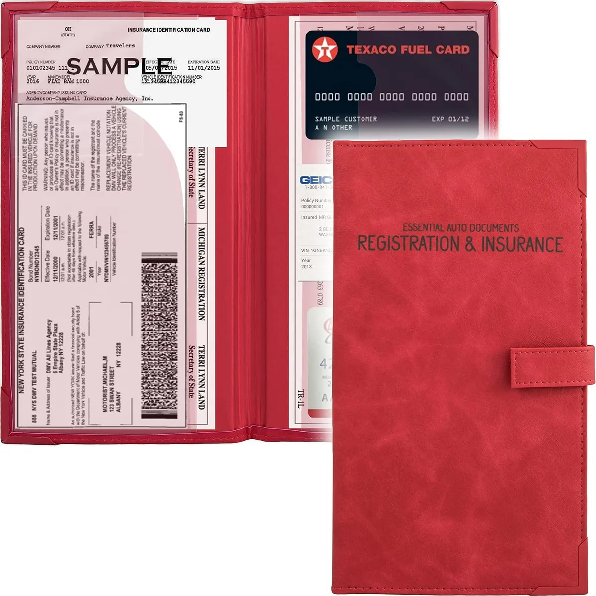 Viator Gear wallet, Red, 24 x 13 cm — product photo