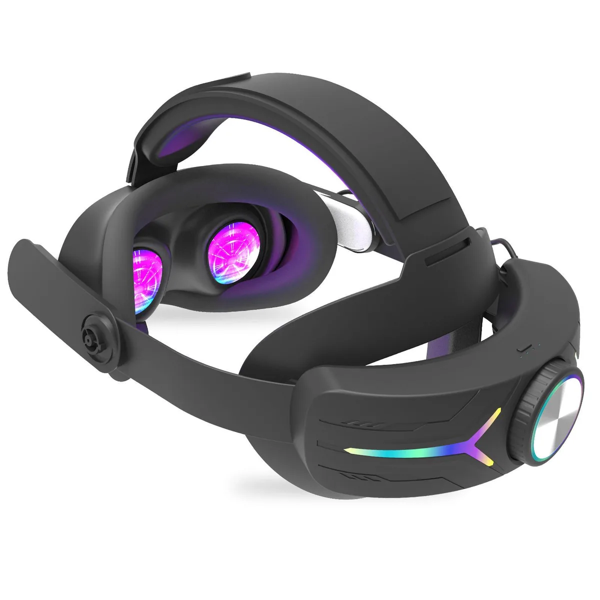 SOVAWIN SOVAWIN Adjustable RGB Elite Head Strap 12000mAh for Meta Quest 3S — product photo