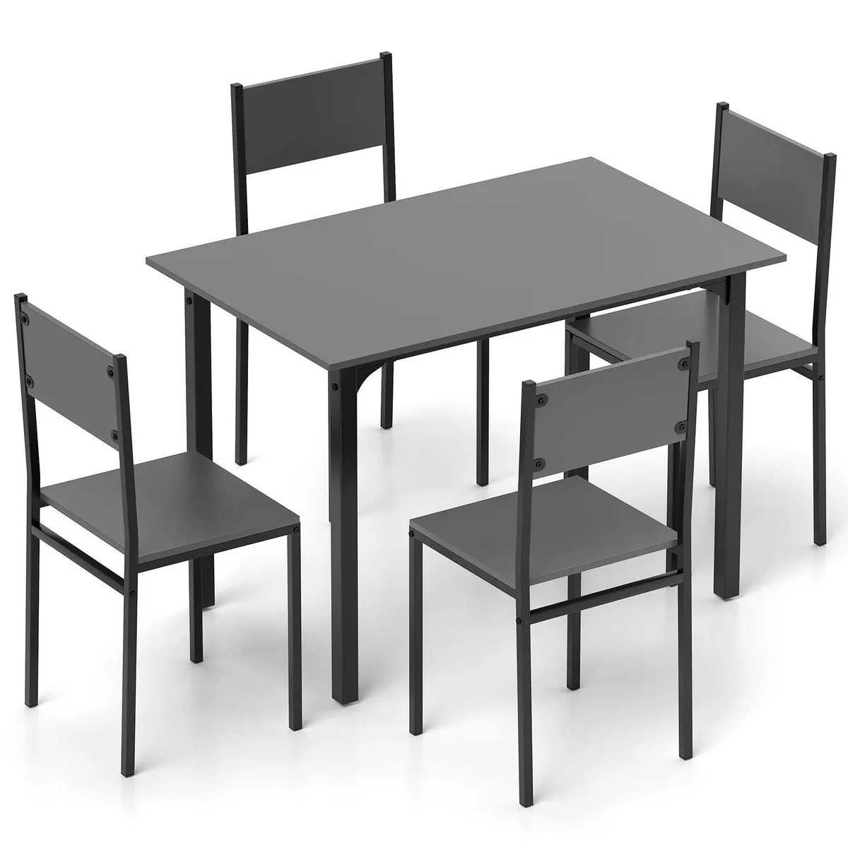 SlickBlue SlickBlue 5-Piece Dining Set Grey 43"x27.5"x30 — product photo