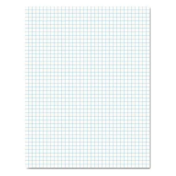 Ampad Ampad Quadrille Paper Pad 4 sq/in 8.5 x 11 50 Sheets — product photo