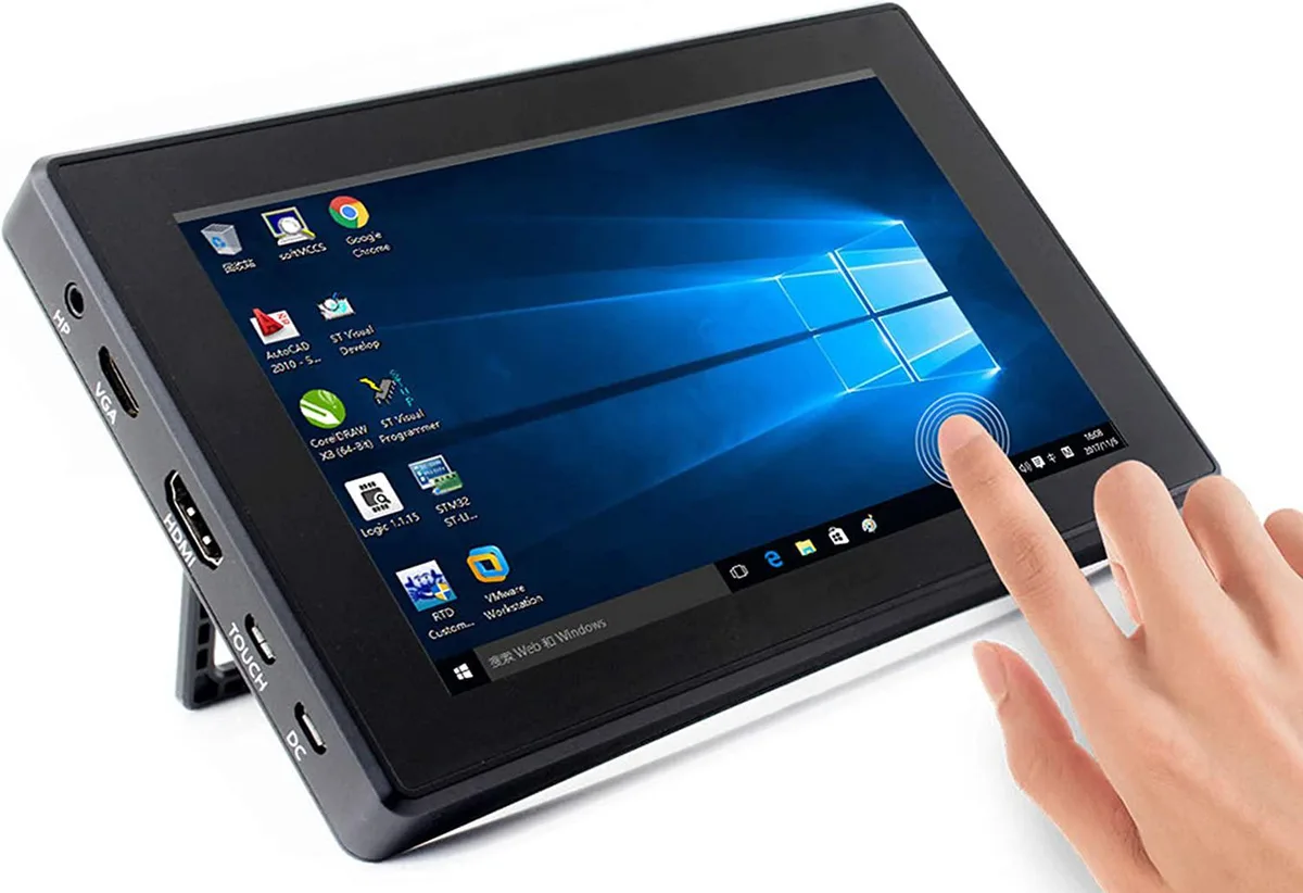 WaveShare WaveShare 7" 1024x600 IPS Capacitive Touch Portable Monitor — product photo