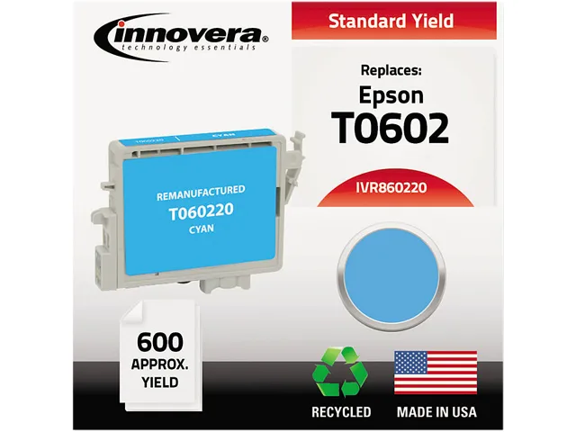Innovera Innovera IVR860220 cyan ink cartridge — product photo