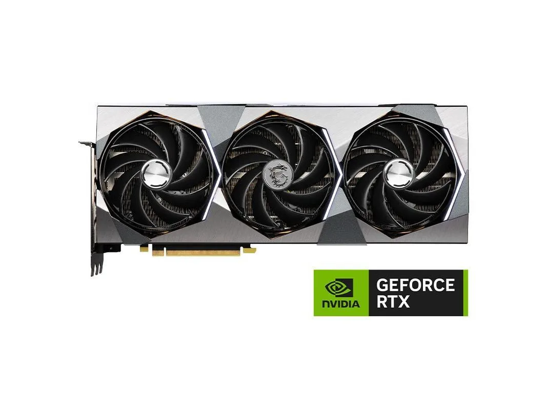 MSI MSI GeForce RTX 4070 Ti SUPRIM X 12GB graphics card — product photo