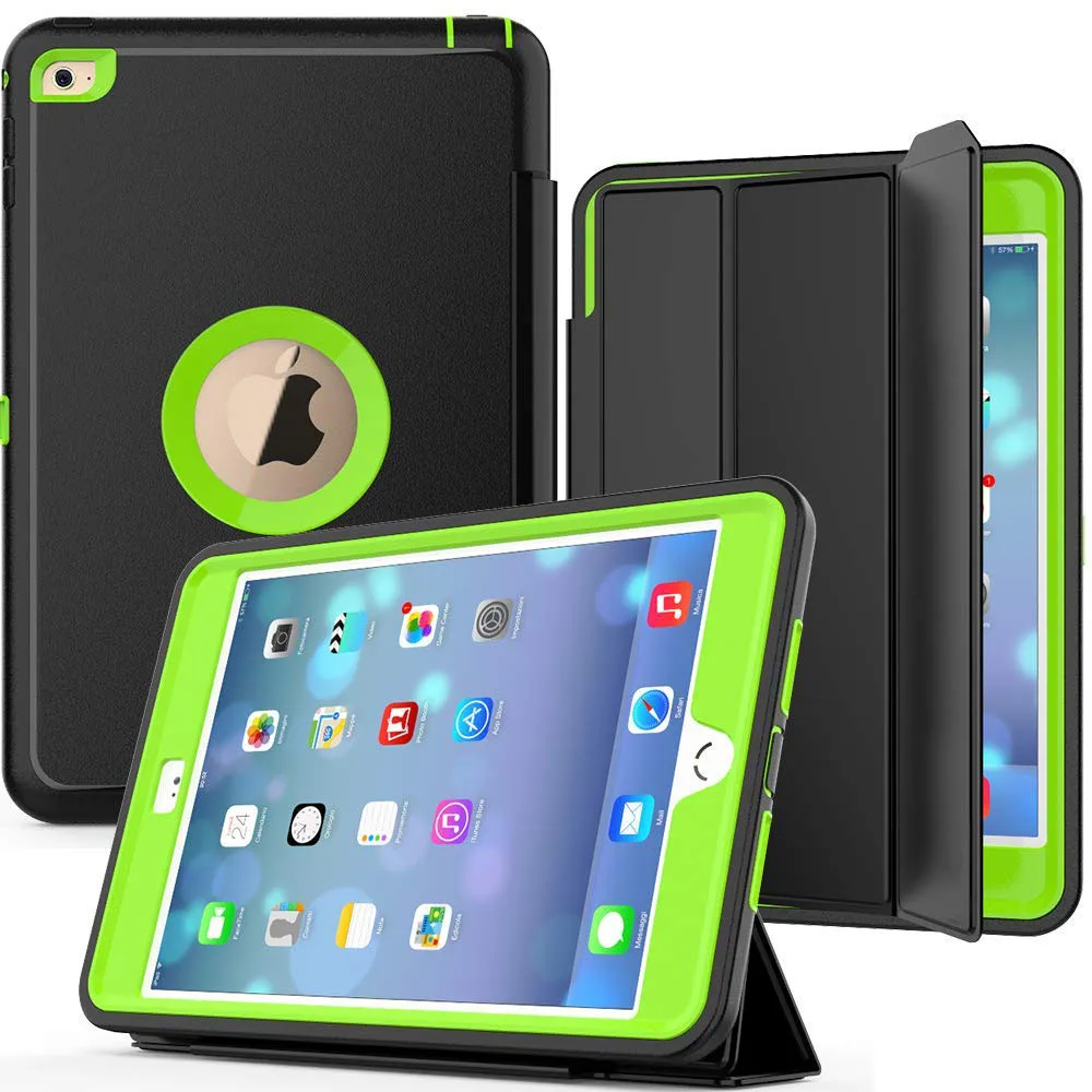 Werleo Werleo iPad Mini 4 Case Three-Layer Green A1538 A1550 — product photo