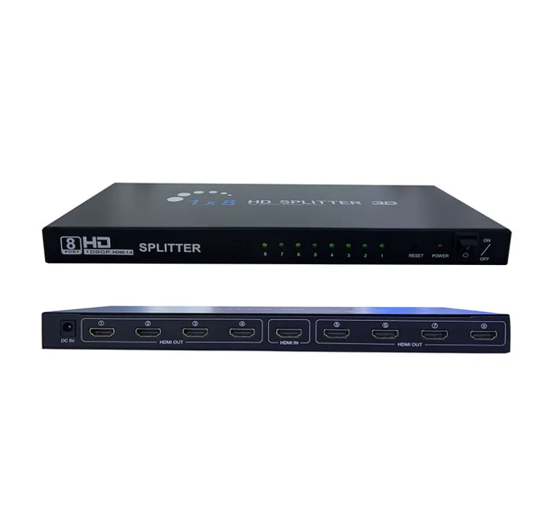 sakose sakose HDMI Splitter 1 In 8 Out 4K/30fs 10.2Gbps — product photo