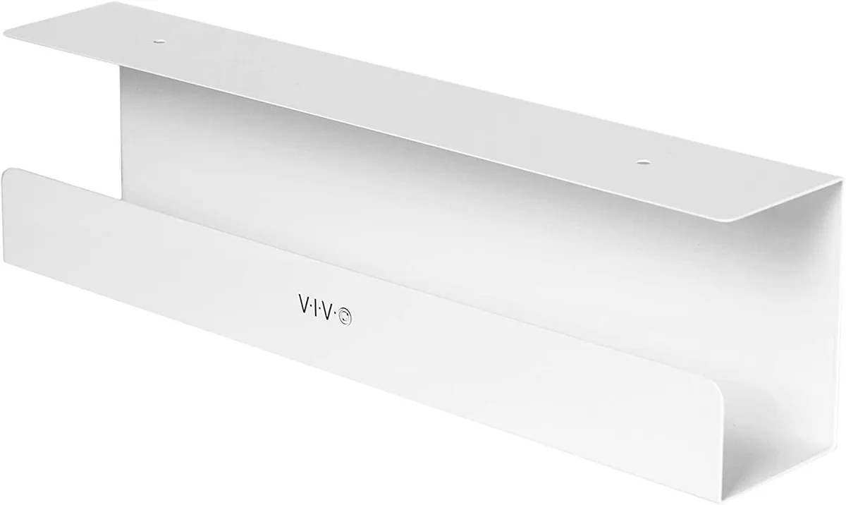 DIVI DIVI Under-Desk Cable Management Tray 17 in White — product photo