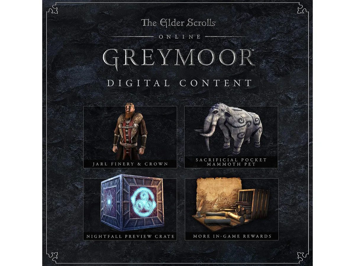 Bethesda Softworks Bethesda Softworks The Elder Scrolls Online Greymoor Collector's Edition Upgrade pc game — product photo