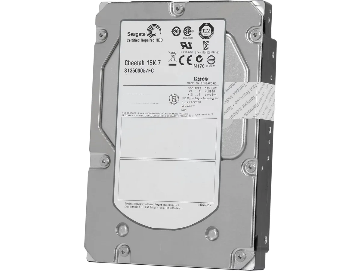 Seagate Seagate Cheetah ST3600057FC-FR 600GB 15000 RPM 16MB Fibre Channel 4Gb/s 3.5" internal hard drive — product photo