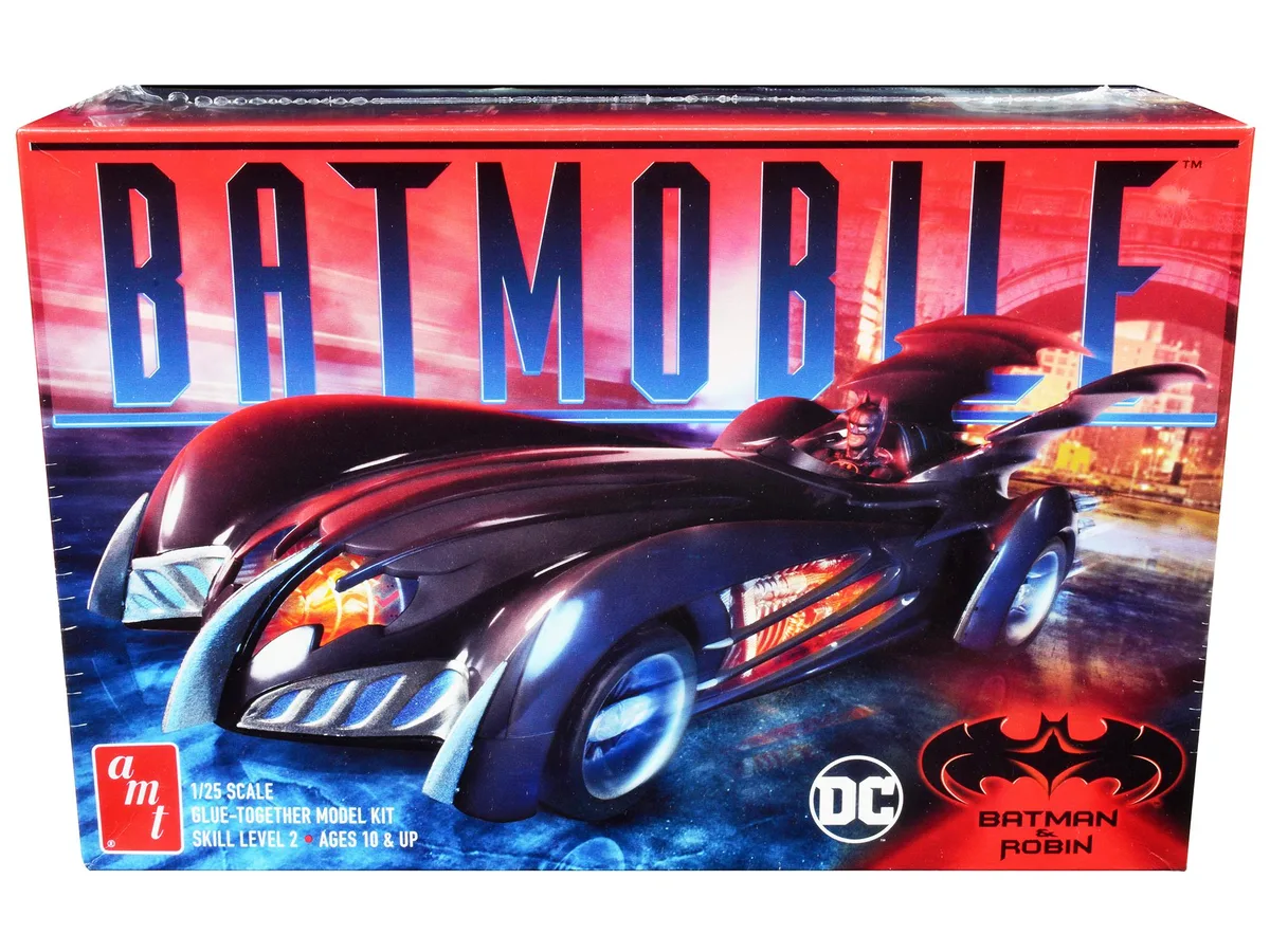 AMT AMT Batmobile "Batman &amp; Robin" 1997 Movie 1/25 Scale Model Kit — product photo