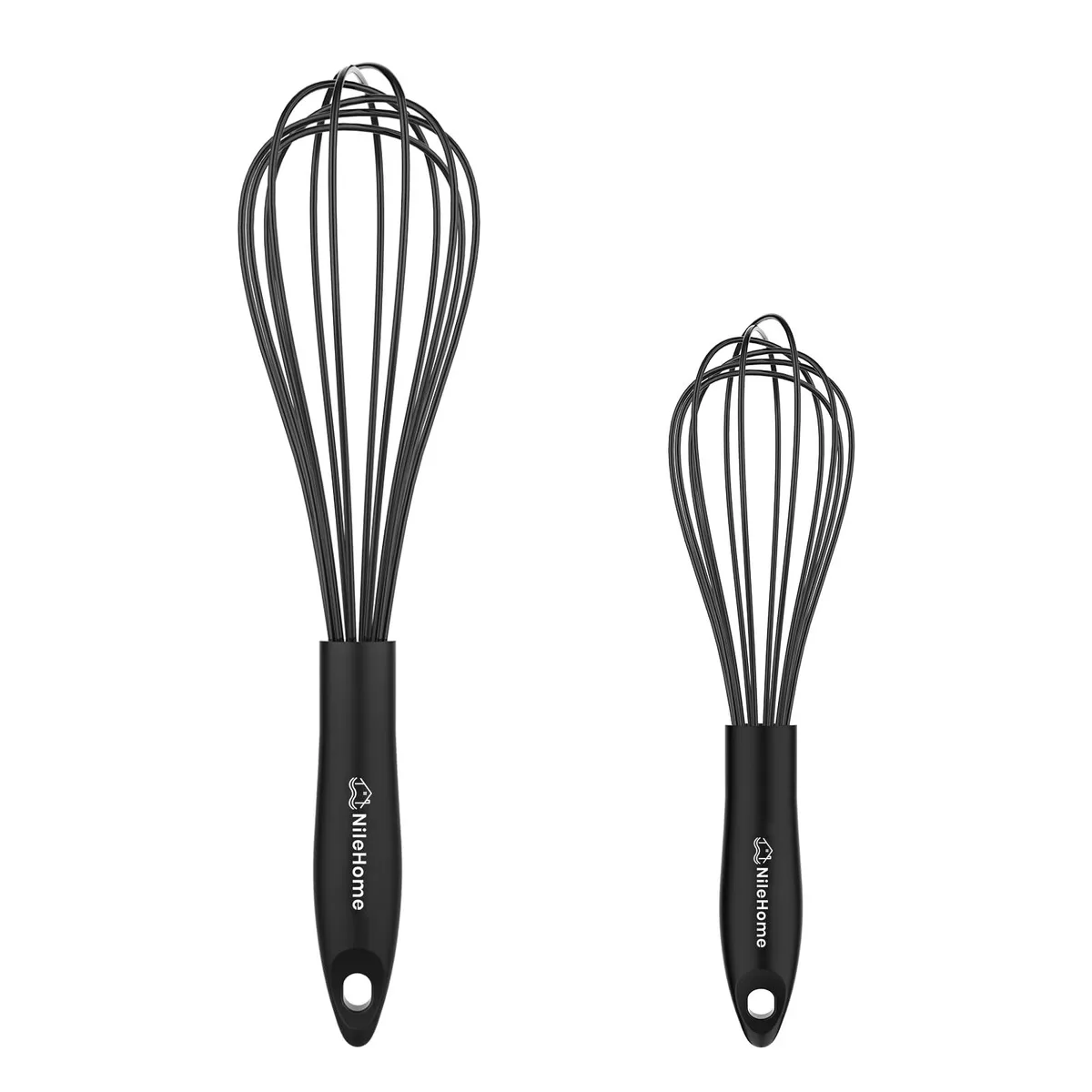  NileHome k015 Silicone Whisk Set 8" 10" Cutlery — product photo