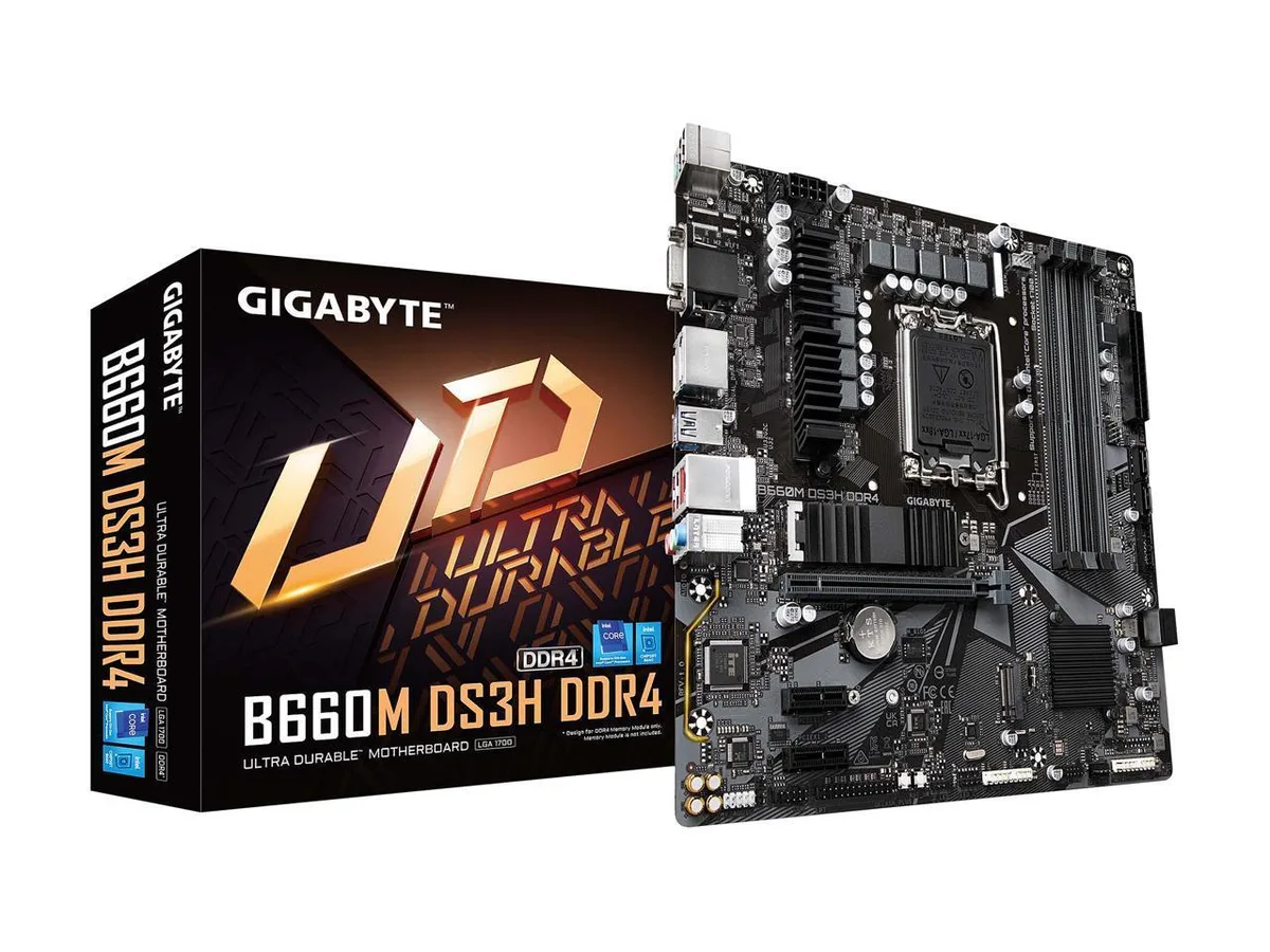 GIGABYTE GIGABYTE B660M DS3H DDR4 Intel motherboard — product photo