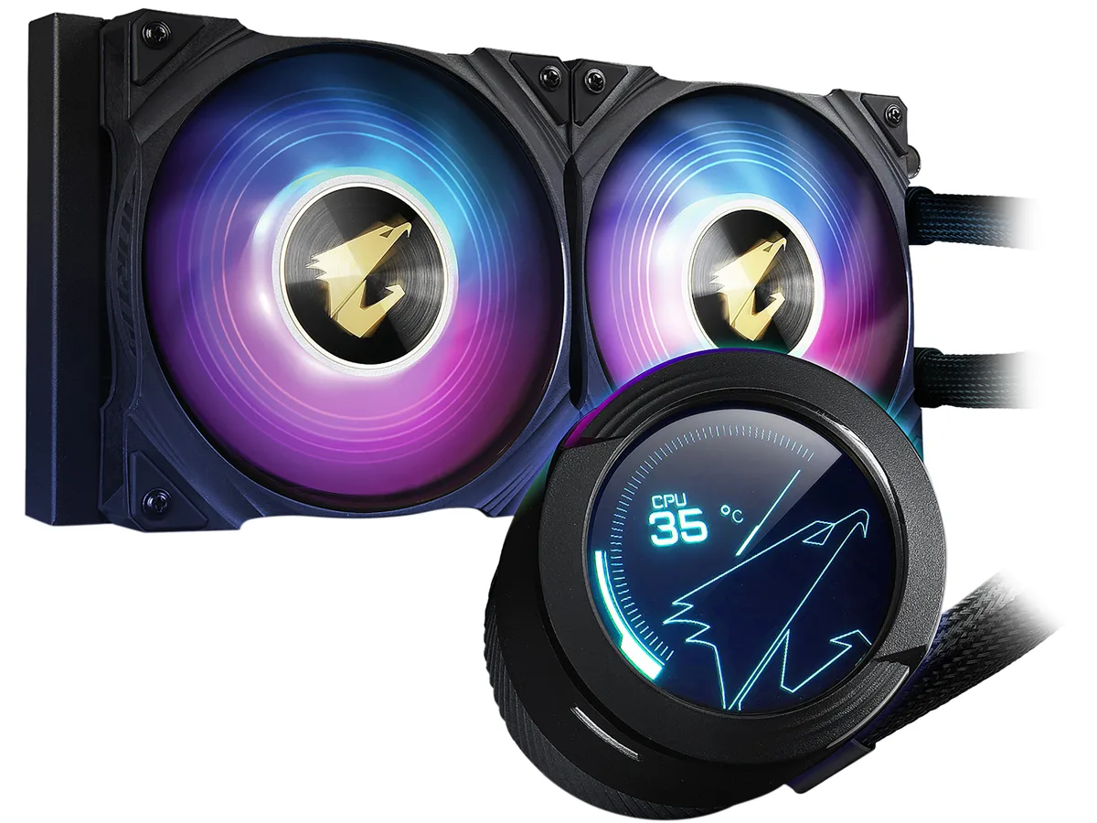 GIGABYTE GIGABYTE GP-AORUS WATERFORCE X 240 liquid cooler — product photo