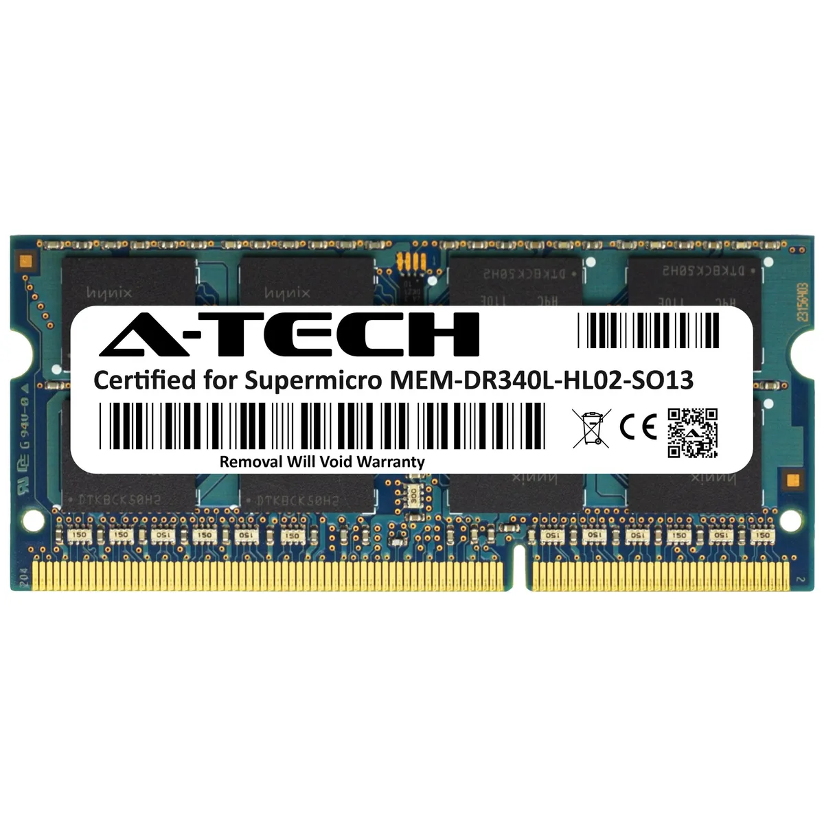 A-Tech A-Tech Supermicro Certified MEM-DR340L-HL02-SO13 4GB DDR3 1333MHz Laptop RAM — product photo