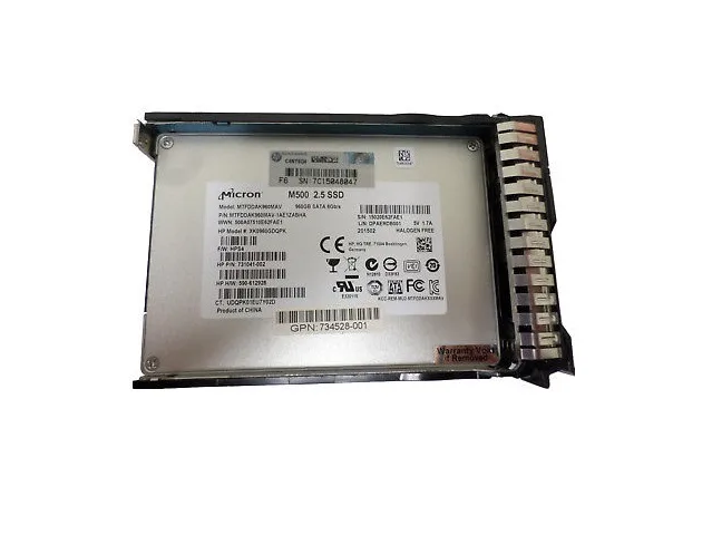 HP HP 731041-002 960GB 2.5" SATA 6.0Gb/s internal hard drive — product photo