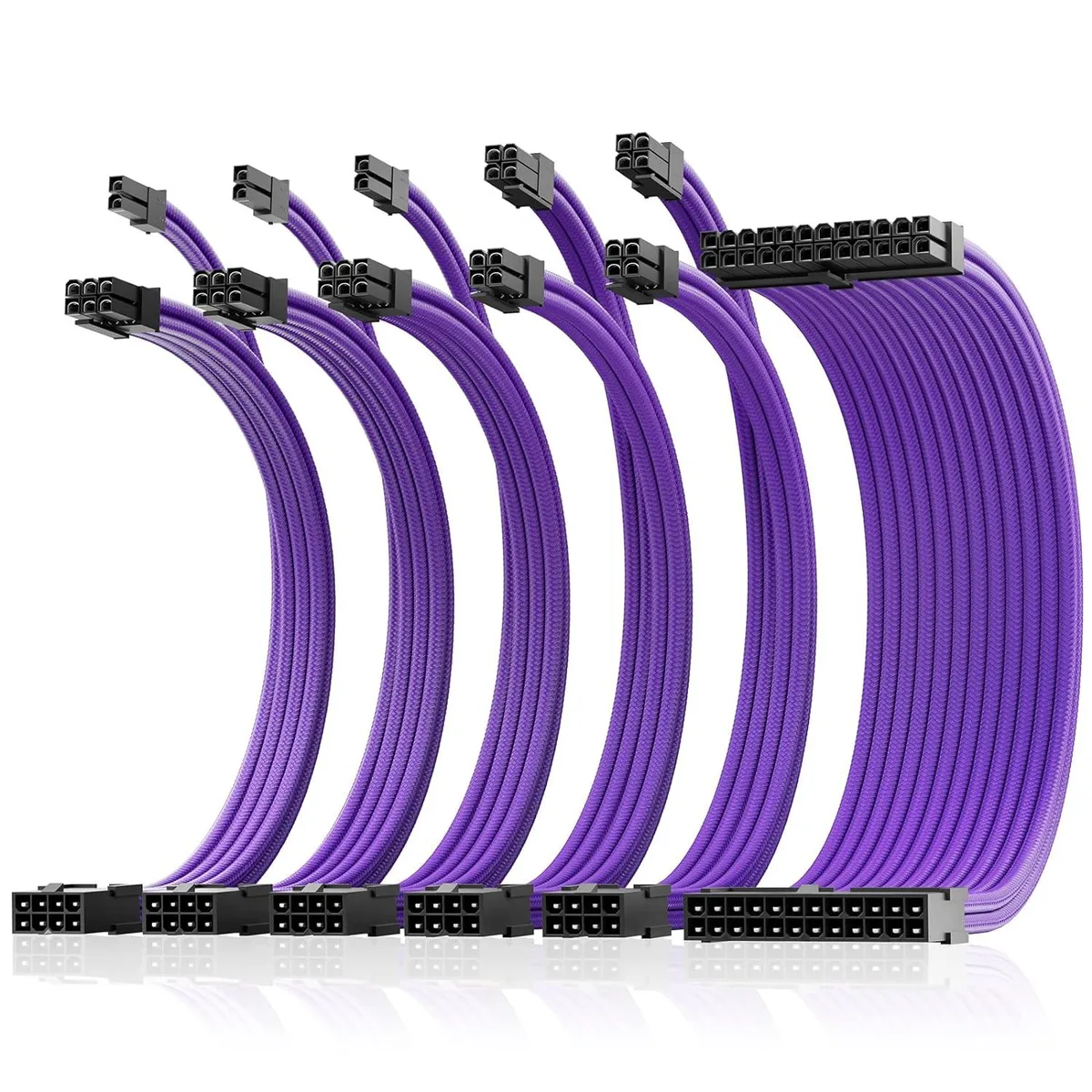 PISKEKAT PISKEKAT 16AWG PSU Extension Cable Kit 30cm — product photo