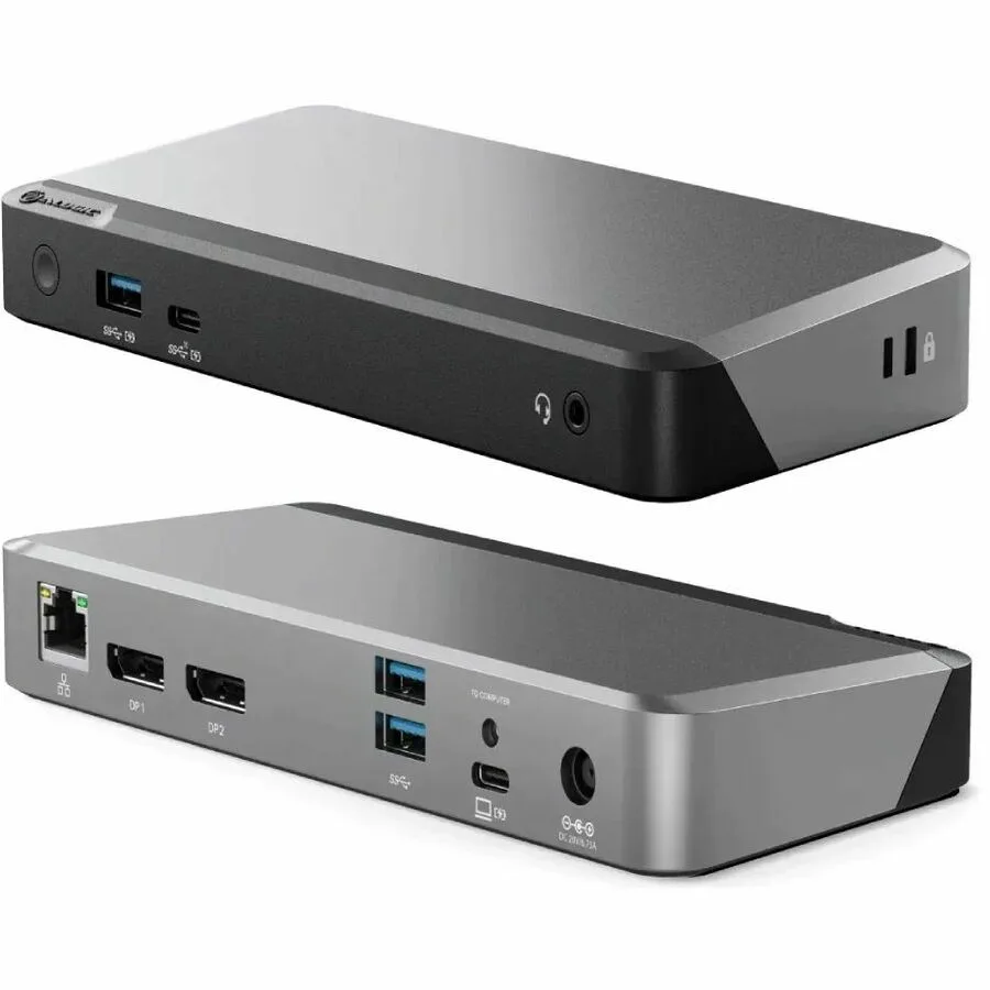 ALOGIC MX2 docking station in space gray and black finish