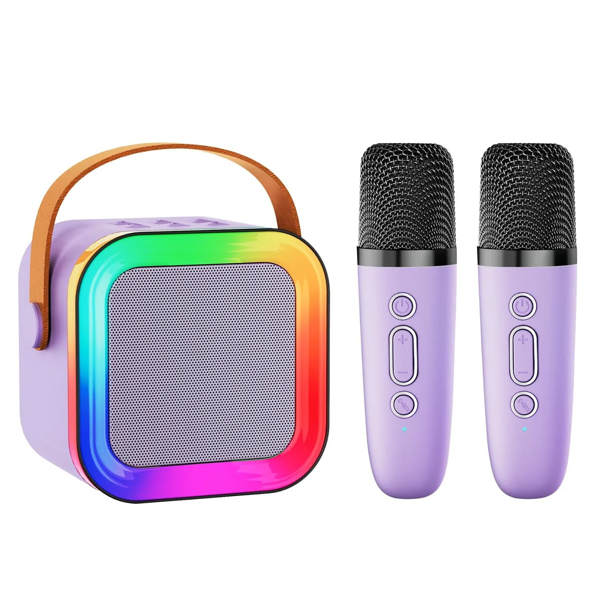  Feix g K12 Karaoke System Purple 2 Mic — product photo
