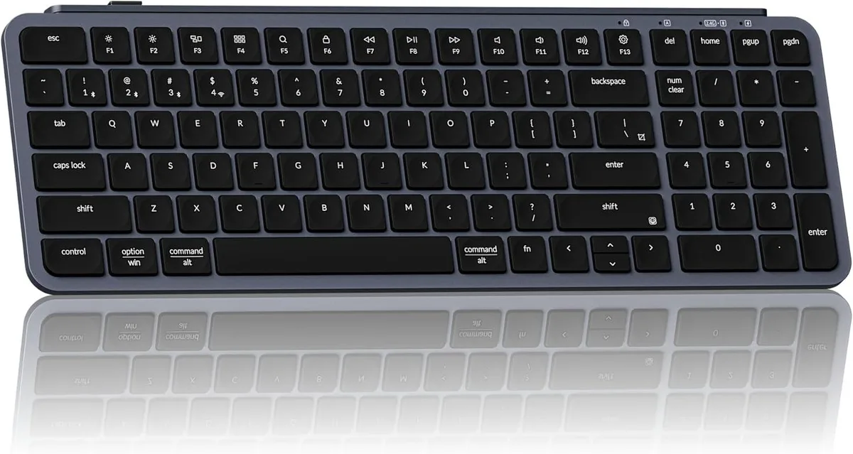 TUKO TUKO GX710S 96% Gaming Keyboard White Backlight Pudding Keycaps — product photo