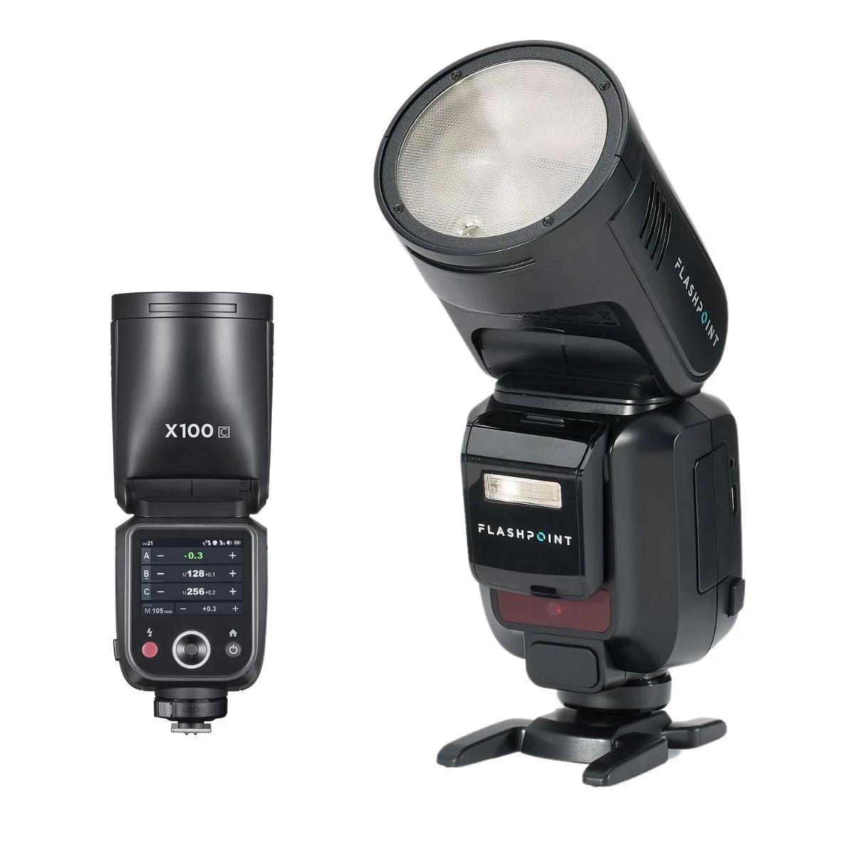 Flashpoint Brand Flashpoint X100 TTL R2 Round Head Flash for Canon — product photo