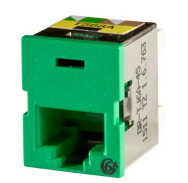ORTRONICS ORTRONICS OR-TJ6A-45 Cat6a TracJack wired accessory Dark Green — product photo