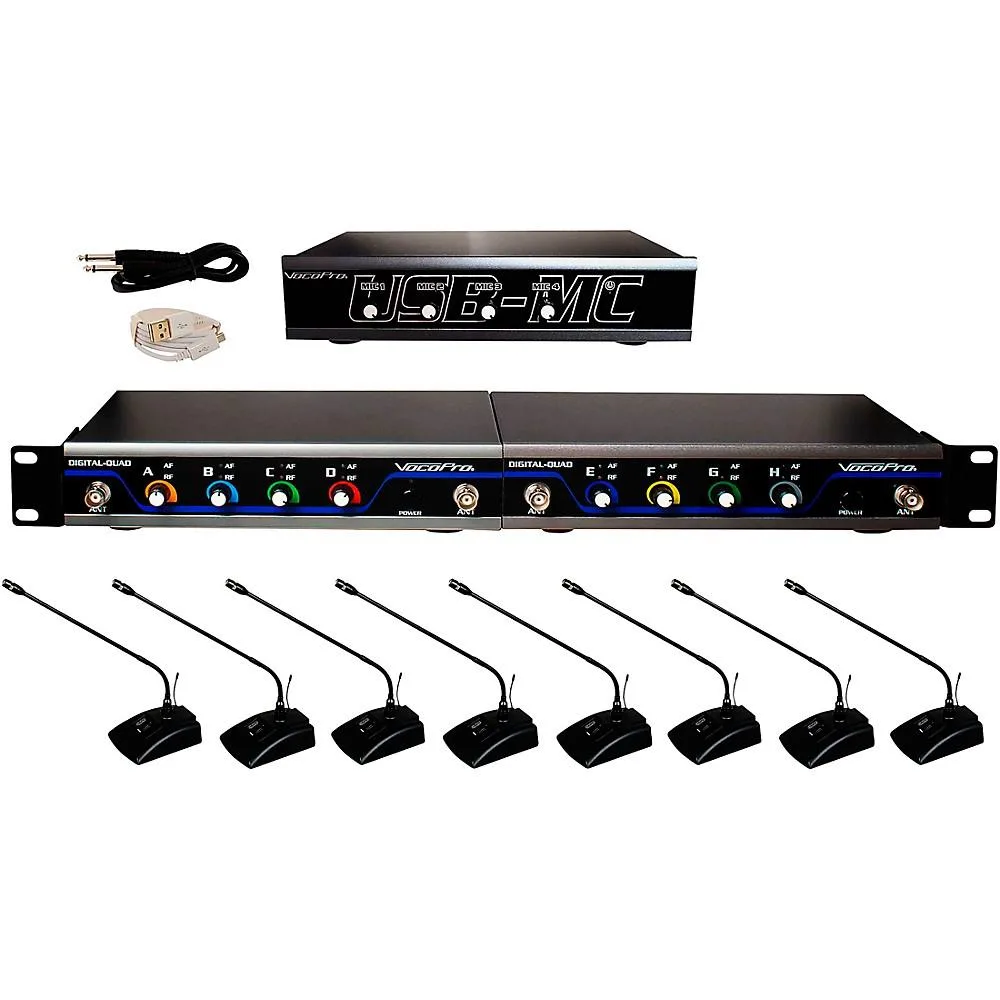 VocoPro VocoPro USBCONFERENCE8 Wireless Microphone USB Interface Pack 900MHz — product photo
