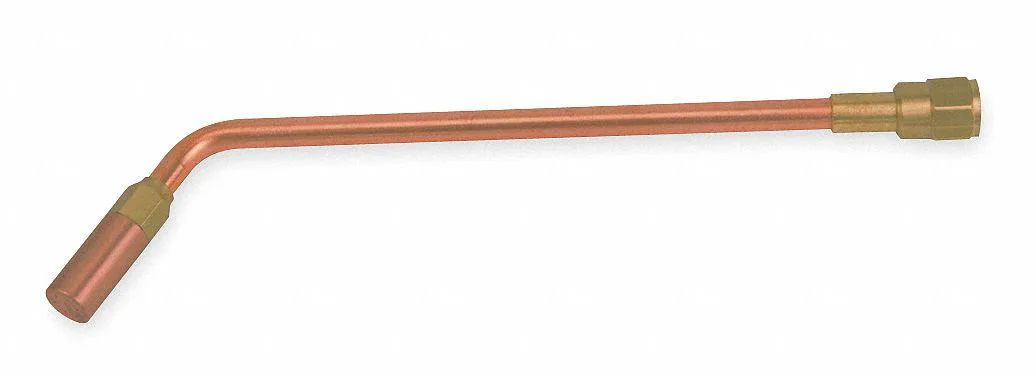 Victor 0324-0110 heating nozzle, brass tube and head, size 6 MFA-1 series